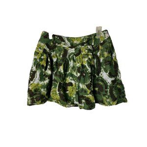 APT 9 WOMENS GREEN DESIGN SHORT FULL MINI SKIRT SIZE 8 Medium M